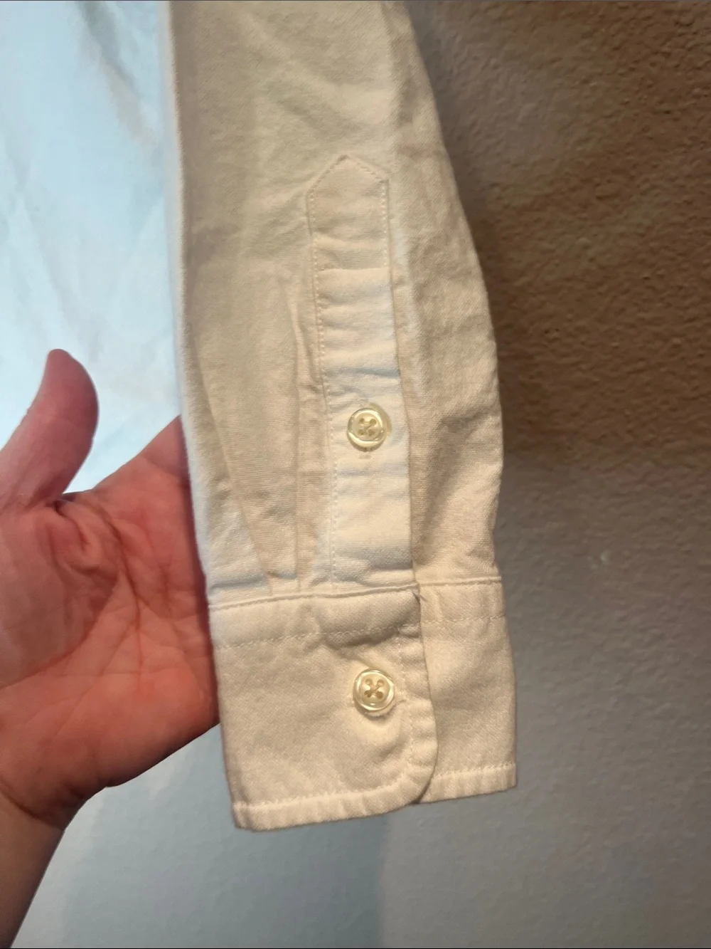 Ralph Lauren Boy’s Broadcloth White Button Down Shirt Size Small 8